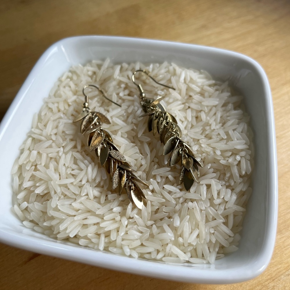 Brass earrings